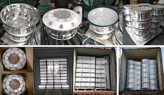 143.1mm PCD Concave Design Aluminium Alloy Wheel pour les pièces de rechange de bus Zhongtong