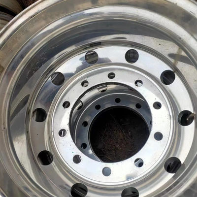 Remplacement/réparation de pièces de bus 9.0 * 22.5 Jante de roue en alliage d'aluminium pour Zhongtong Bus 98mm PCD
